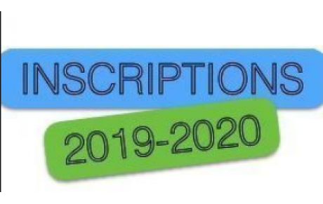INSCRIPTIONS 2019 - 2020 section judo